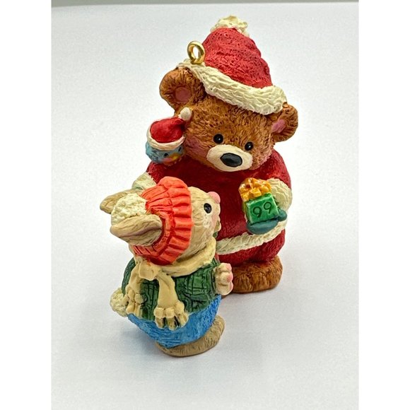 Mary's Bears Hallmark Keepsake Ornament Christmas is for Sharing Dated 1999 Vint - Picture 5 of 8